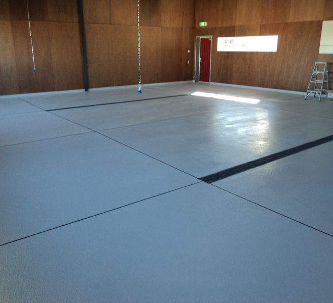 New Hororata Fire Station specialist epoxy flooring system